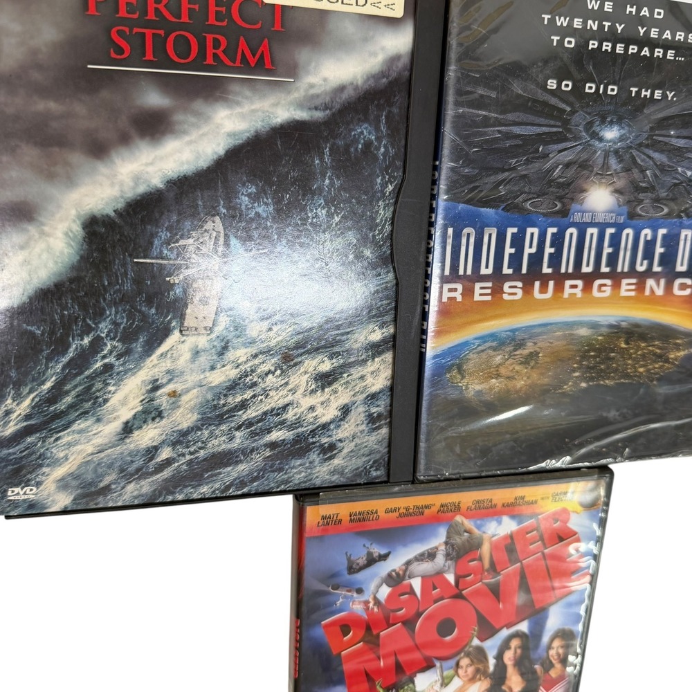 Disaster Movie Bundle The Perfect Storm Independence Day Resurgence DVD Set